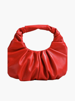 Sac demi-lune rouge élégant splendide