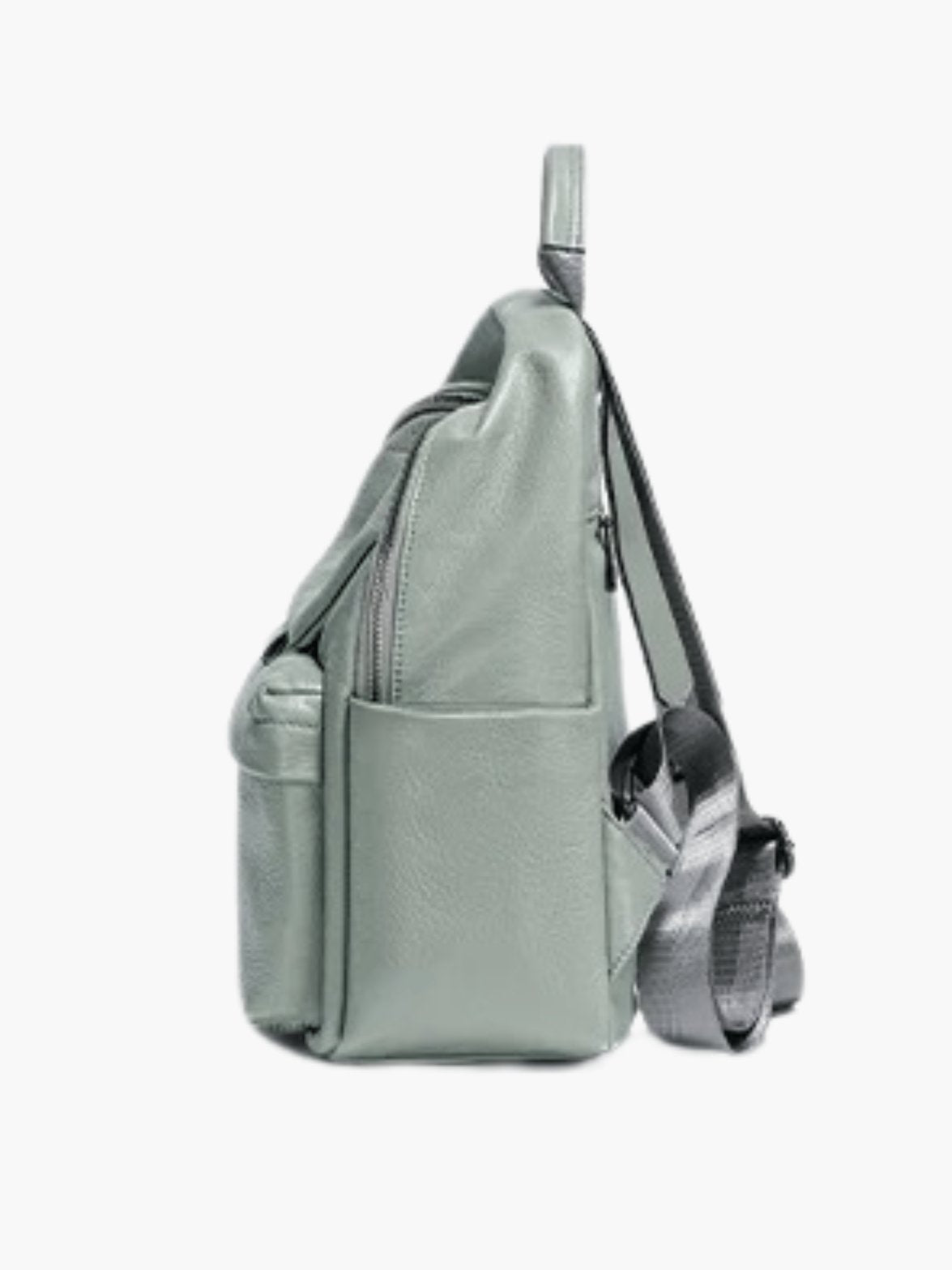 Intérieur spacieux sac cuir vert étoile
