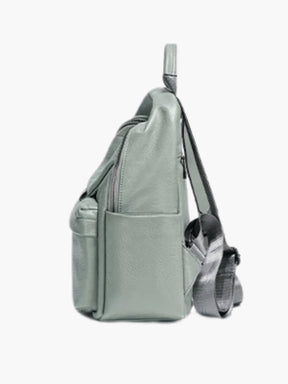 Intérieur spacieux sac cuir vert étoile