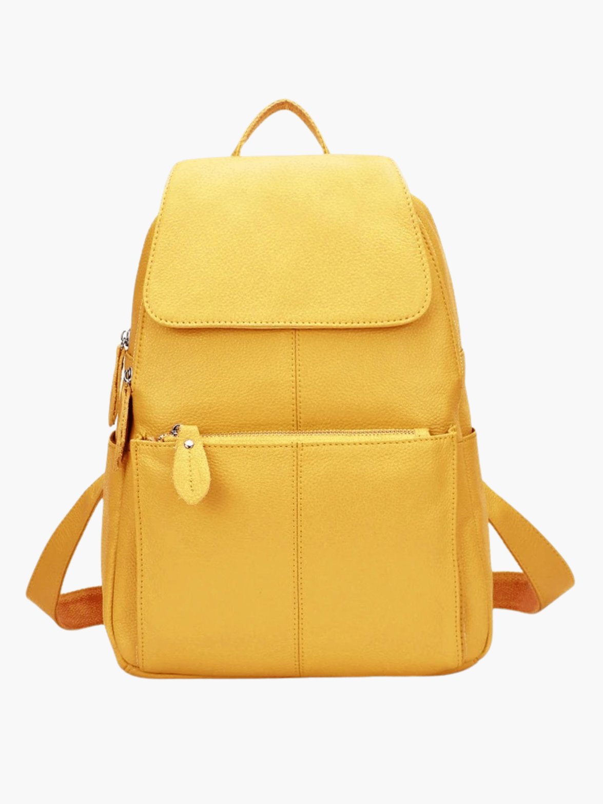 Détail poche avant sac cuir brise