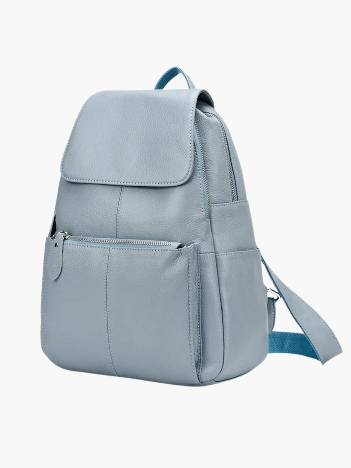 Détail couture sac cuir orage