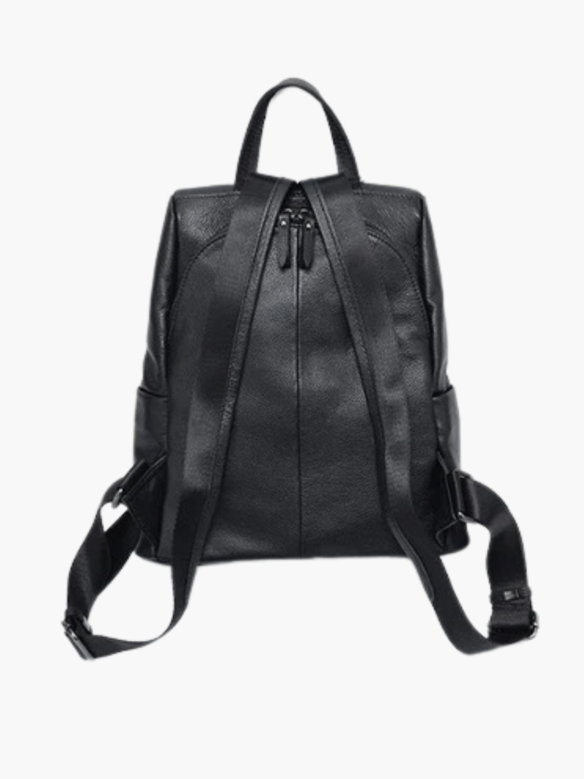 Détail du cuir du sac à dos crystal