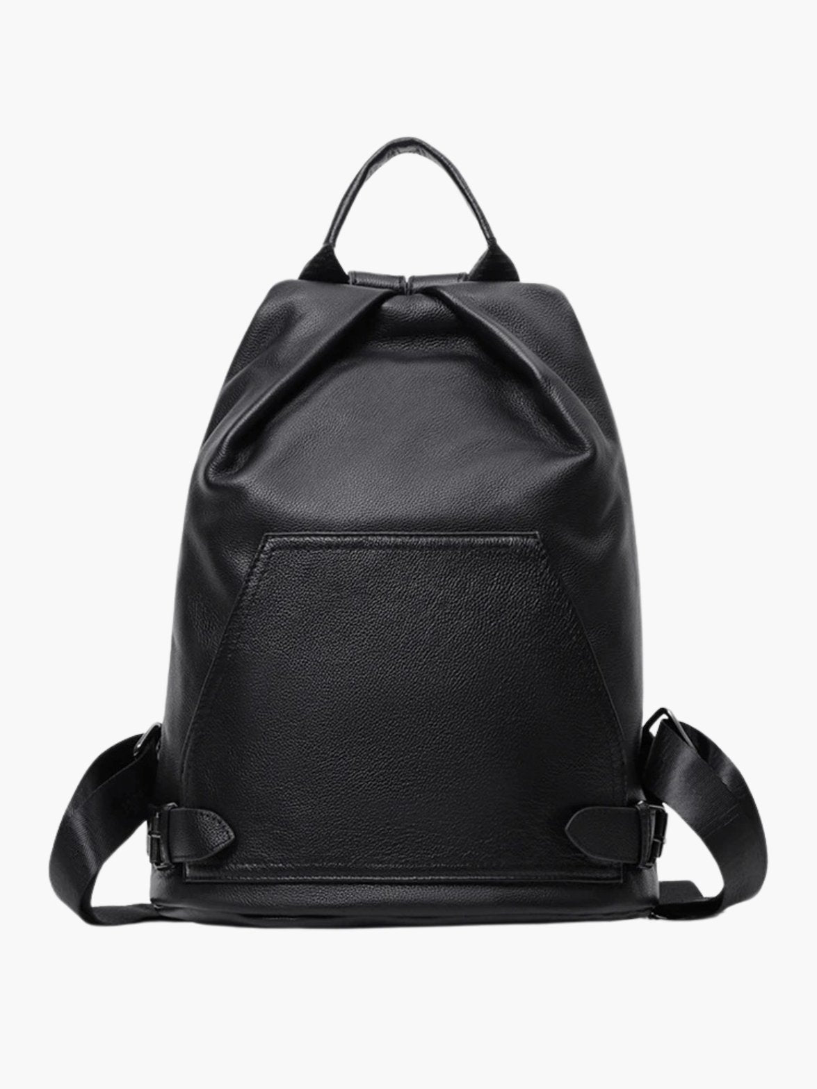 Sac à dos cuir noir élégant harmonie