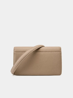Sac en cuir beige vue de côté swing