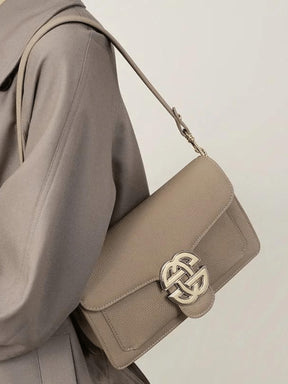 Sac en cuir beige vue intérieure mélodie