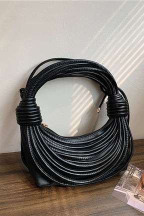 Sac métallisé vue détaillée chic