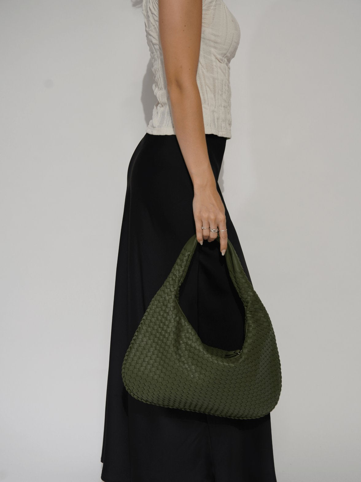 Sac Hobo Tressé Élégant