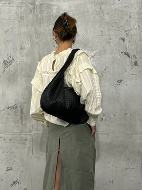 Sac Hobo Tressé Élégant