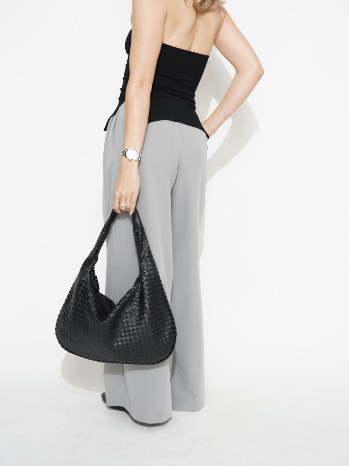 Sac Hobo Tressé Élégant