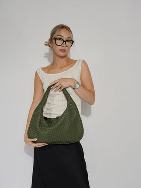 Sac Hobo Tressé Élégant