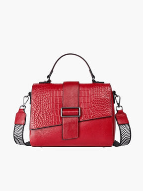 Sac en cuir motif alligator fermeture passion