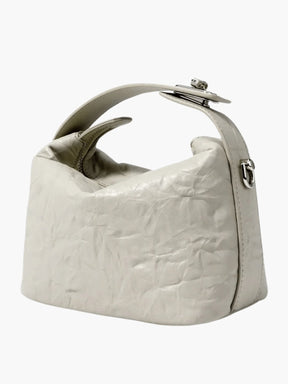 Sac en cuir noir vue intérieure grâce