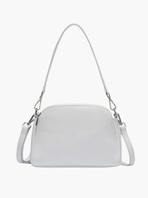 Sac à main blanc en cuir élégant sunrise