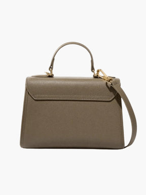 Vue intérieure du sac en cuir jasmin