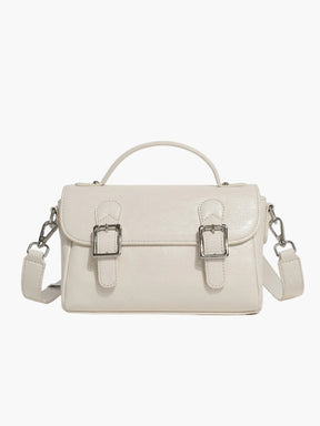 Sac en cuir rose vue intérieure pluie