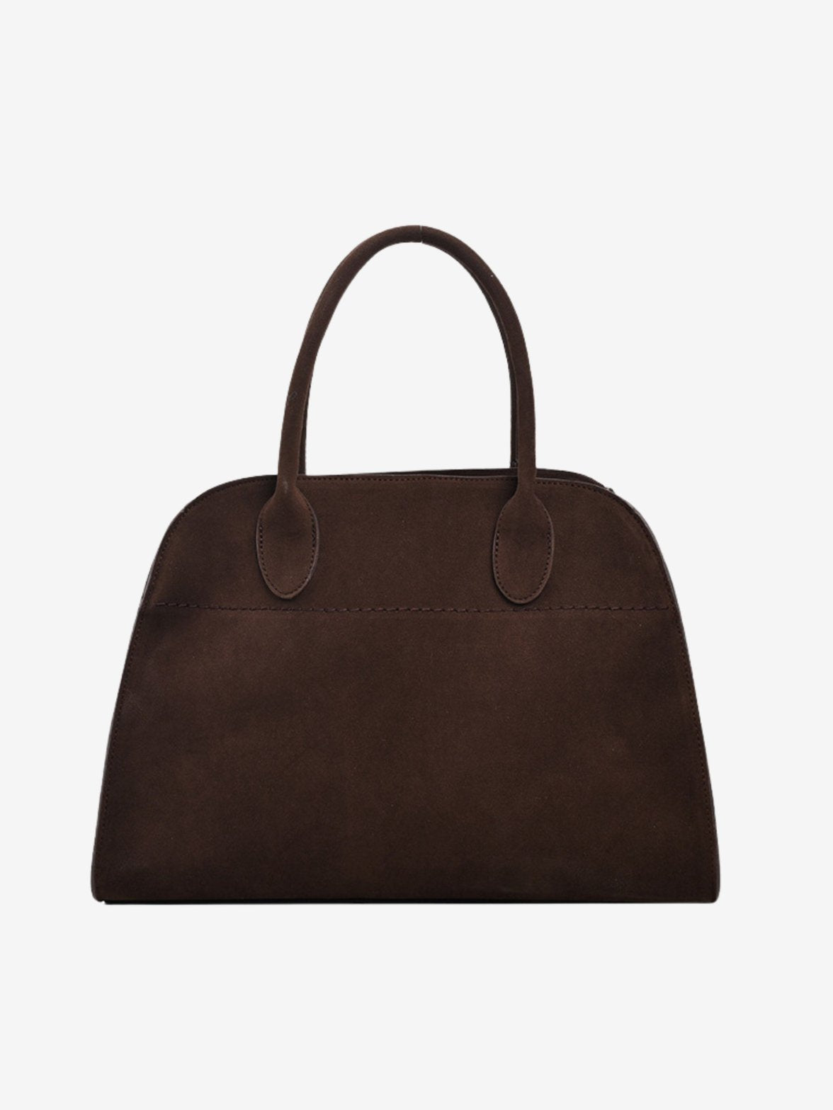 Sac en daim porté épaule - Élégance