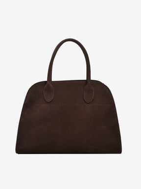 Sac en daim porté épaule - Élégance
