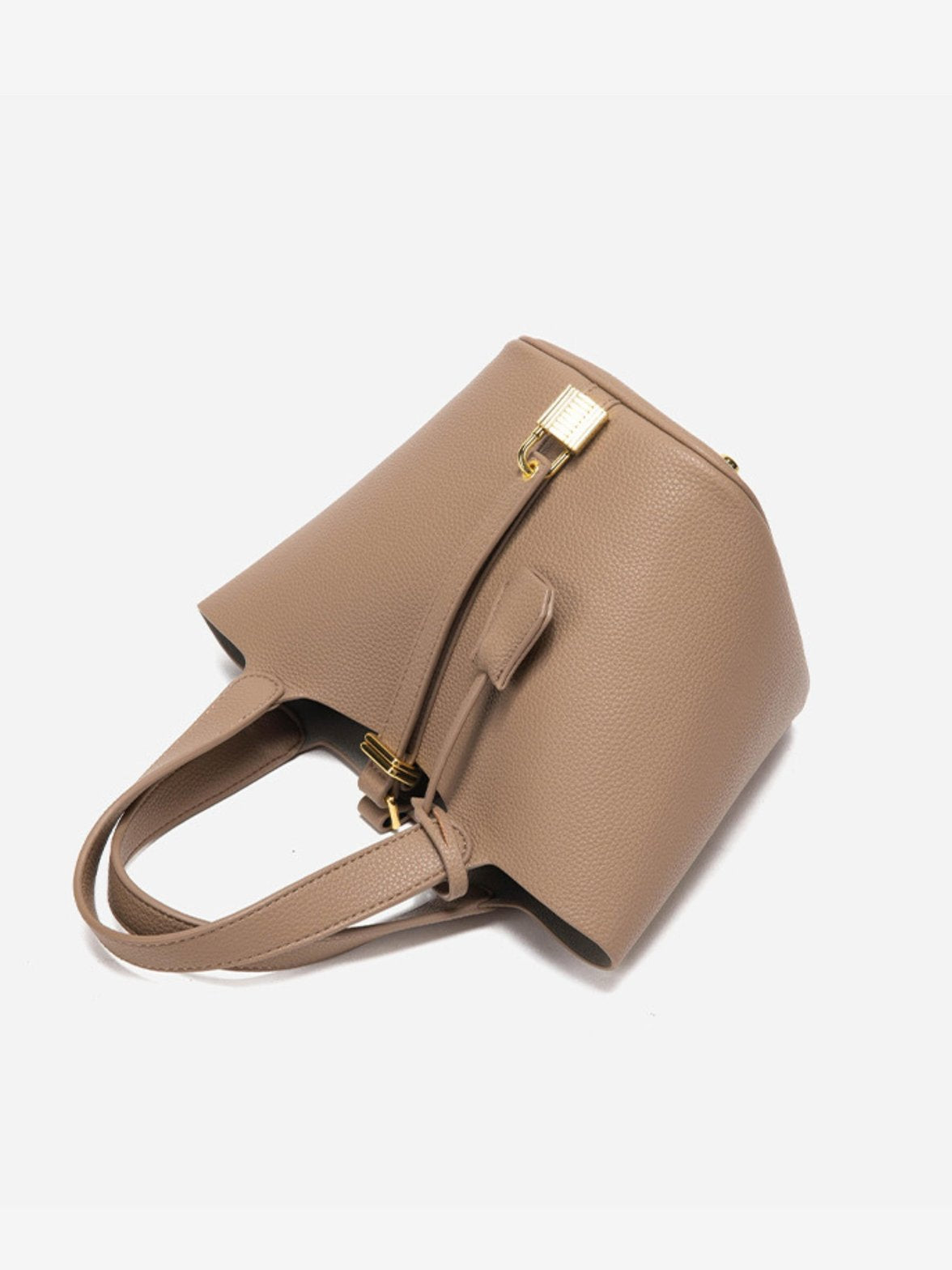 Vue intérieure du sac en cuir végétal légèreté