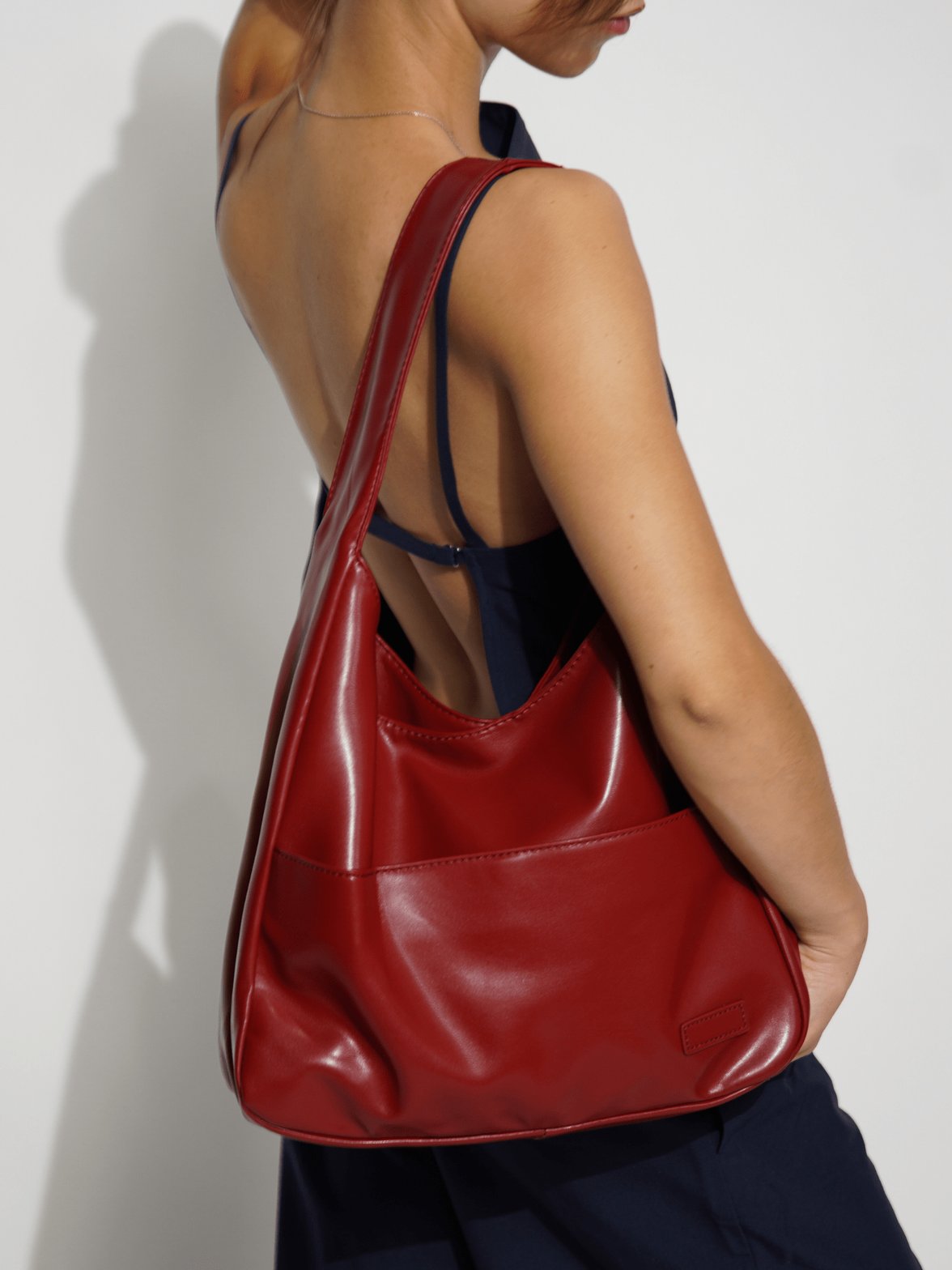 Détail poche extérieure sac Sienna frais