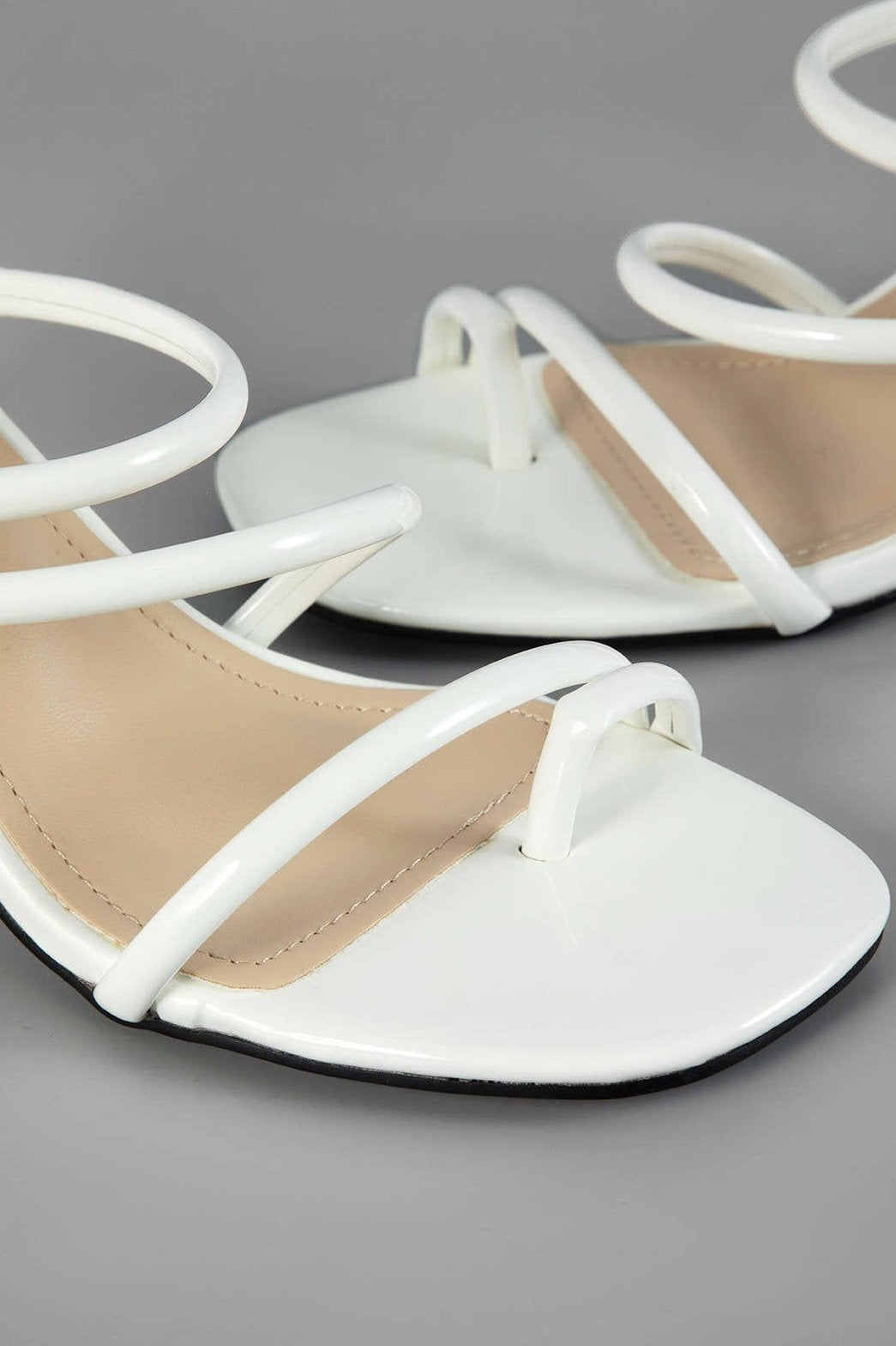 Sandales design minimaliste blanc - Légèreté