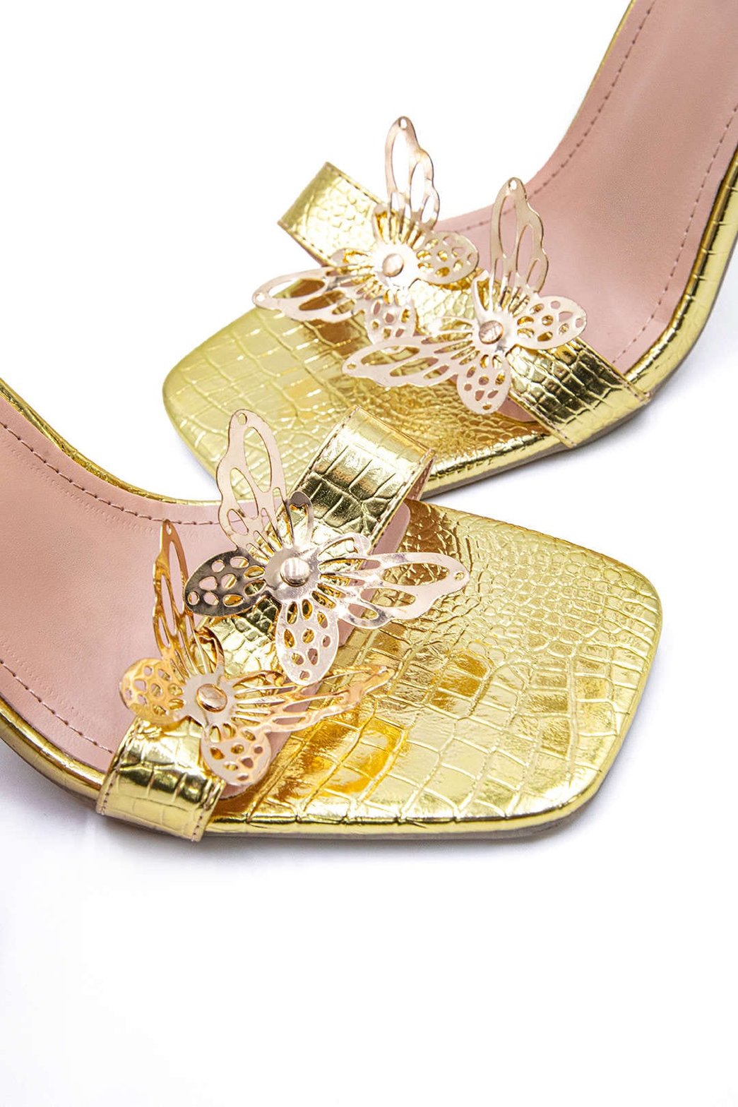 Détail bride cheville sandales jade