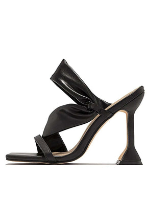 Sandales dorées vue complète saphir