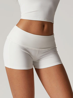 Short de sport blanc confortable gracieux