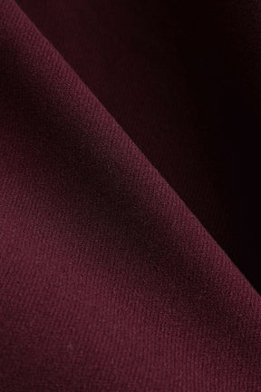 Short taille haute bordeaux détail ceinture lune