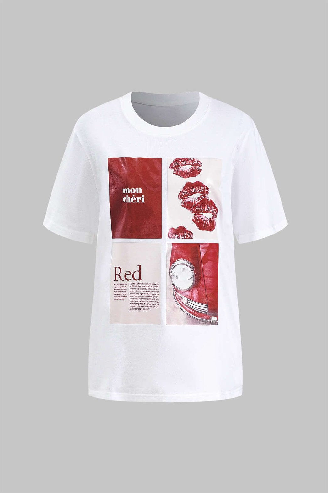T-shirt design urbain porté soleil