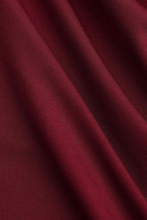 Top asymétrique bordeaux vue d'ensemble pluie