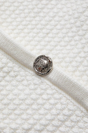 Top bandeau blanc ajusté harmonie