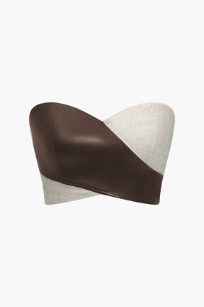 Top bustier vue d'ensemble stylé