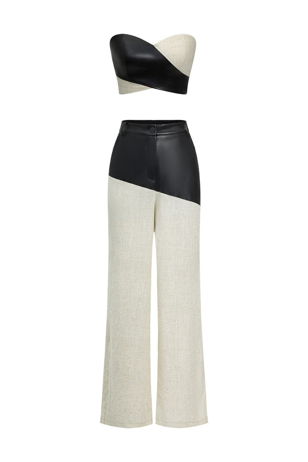 Top bustier détail coupe moderne