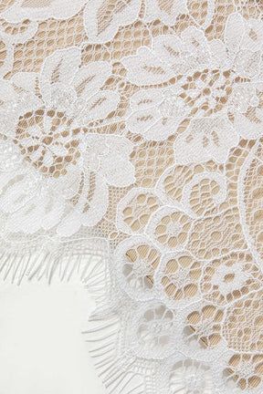 Top bustier dentelle vue de dos lune