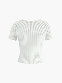 Haut en maille noir finesse