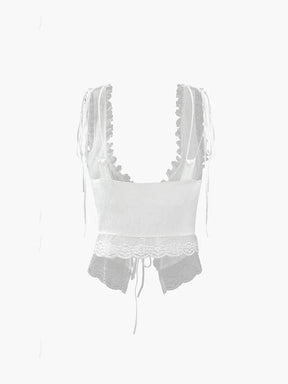 Top dentelle ajustable délicatesse