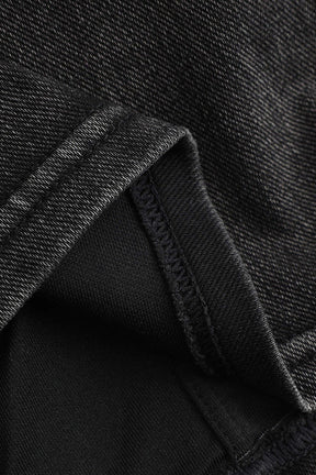 Top cami denim noir vue de côté nuage