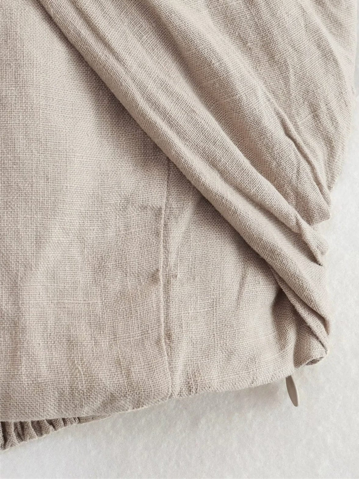 Top croisé beige tendance