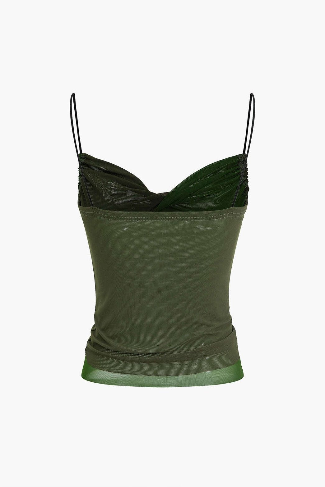 Top torsadé élégant jade