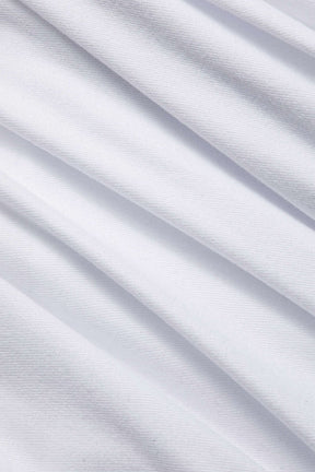 Top blanc élégant détail textile légèreté