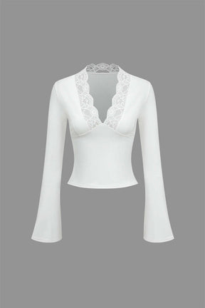 Top blanc coupe ajustée raffinement