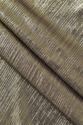 Vue rapprochée du tissu métallisé lumineux