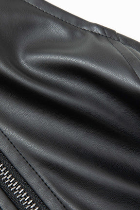 Top femme style cuir design