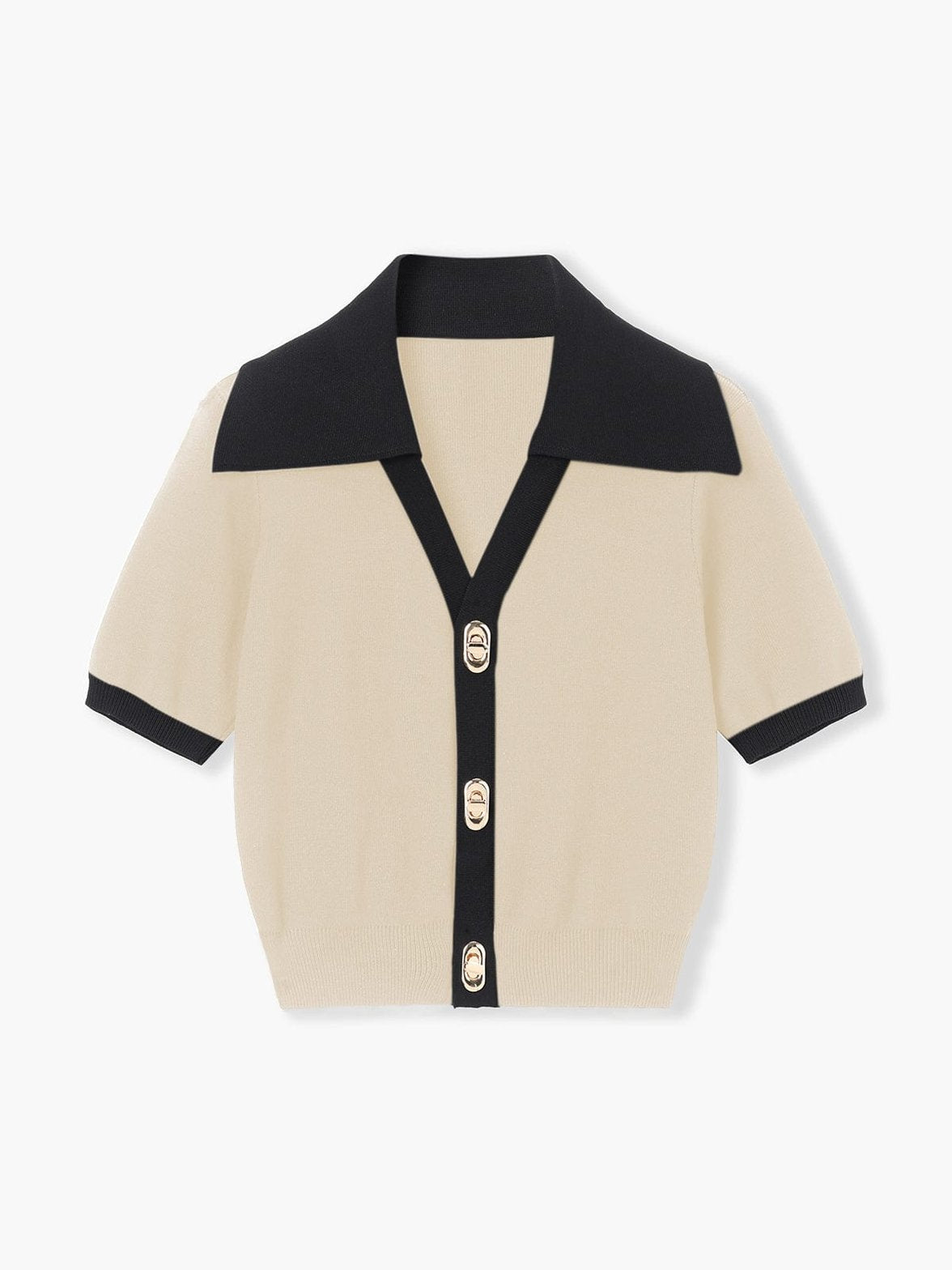 Top tricot col V vue de dos pluie