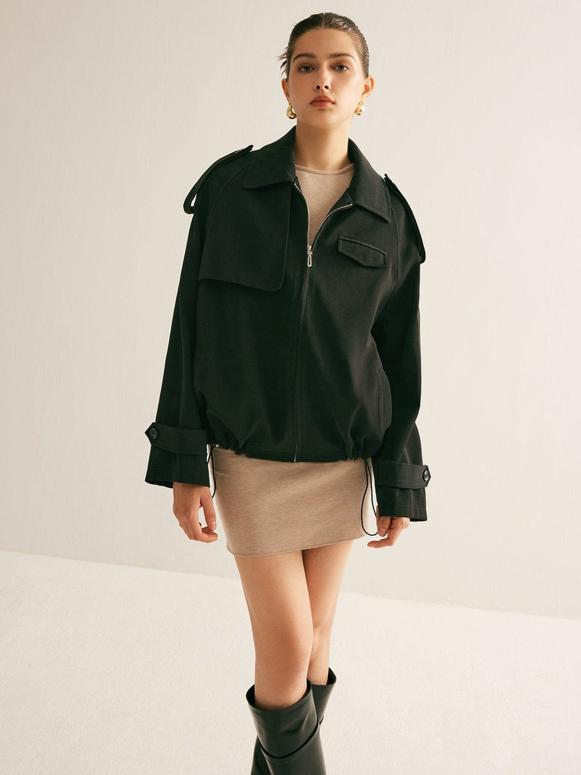 Trench-coat ajustable style