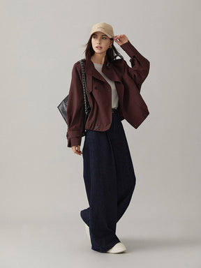 Trench vintage détail manche étoile