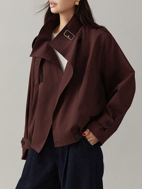 Trench vintage détail ceinture pluie