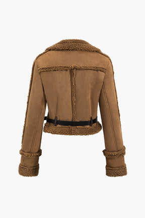 Veste aviateur suédine vue de dos - Sérénité