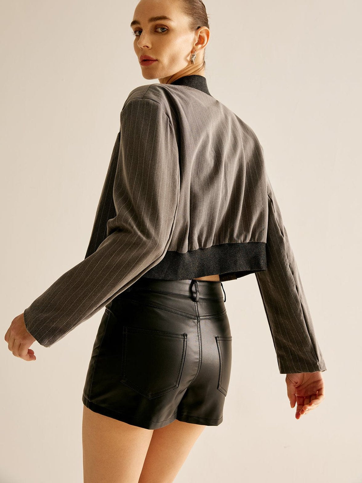 Veste bomber tendance grâce