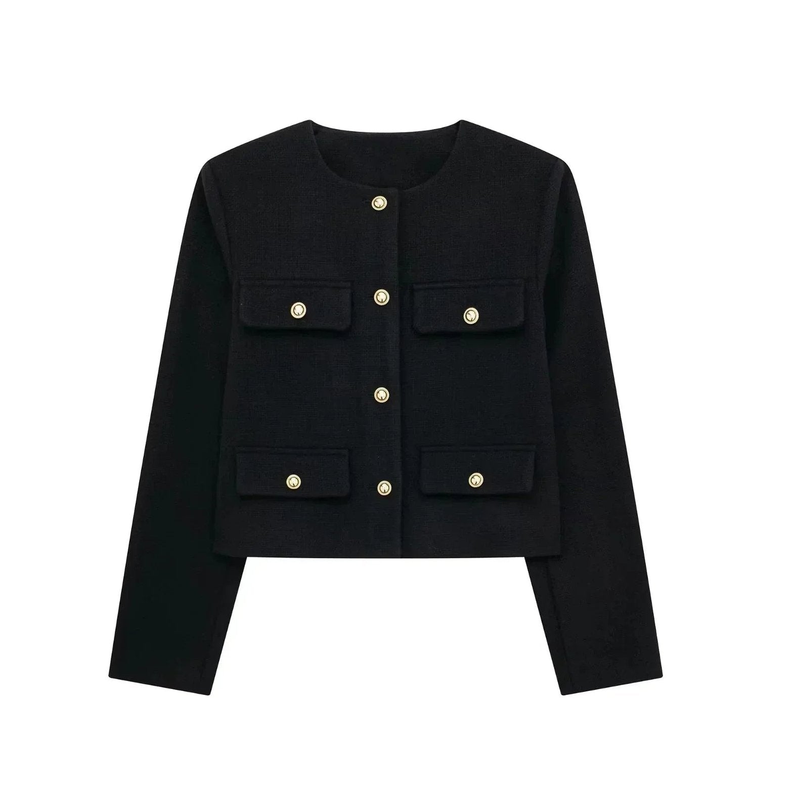 Veste boutonnée style parisien élégance